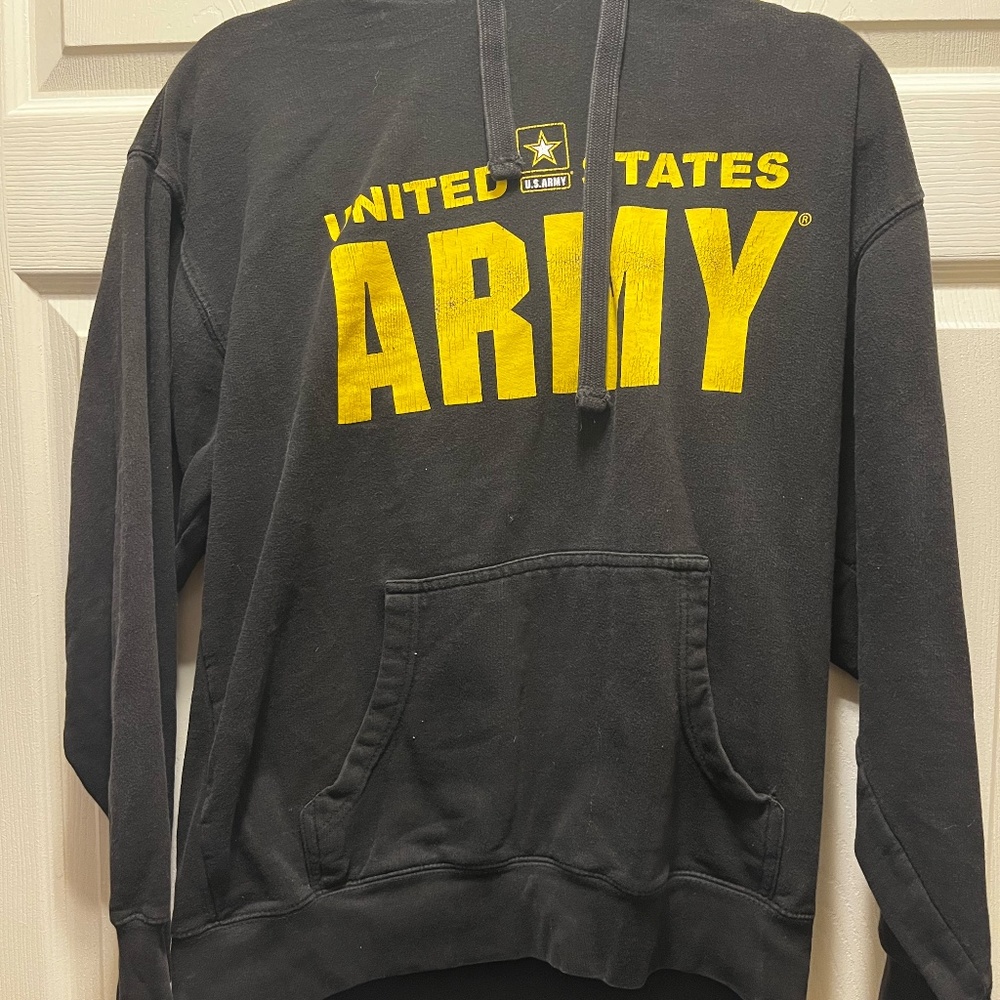 Black United States Army Hoodie